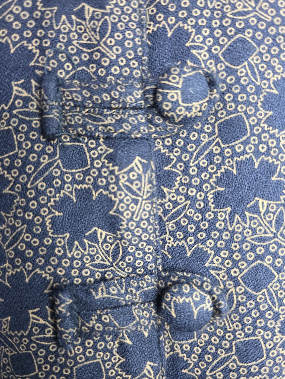 April Cornell Floral Midi-Dress – Size XXS – Indigo Blue - Picture 4 of 8